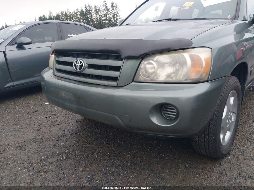 2004 Toyota Highlander V6 VIN: JTEEP21A540046414 Lot: 43693533