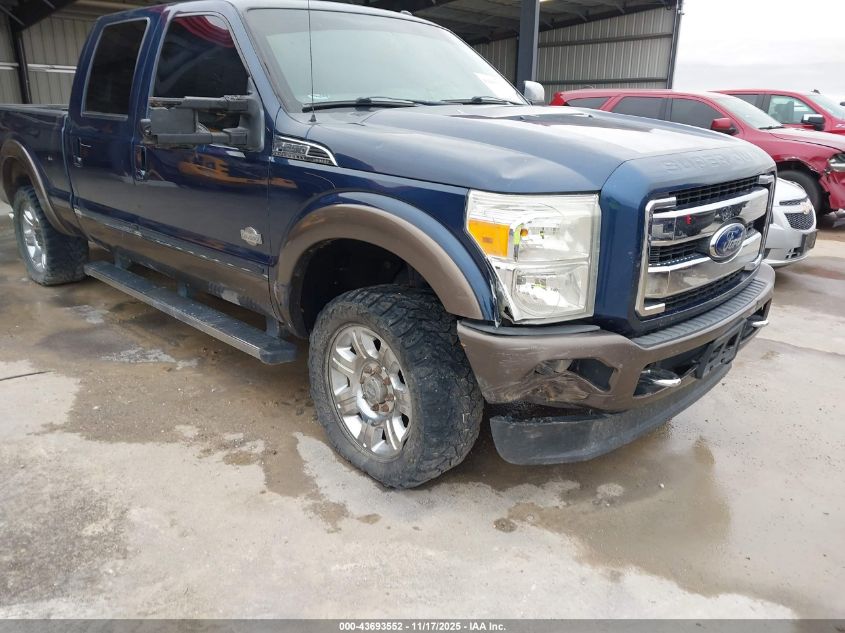 2015 Ford F-250 Lariat VIN: 1FT7W2B64FEC79586 Lot: 43693552