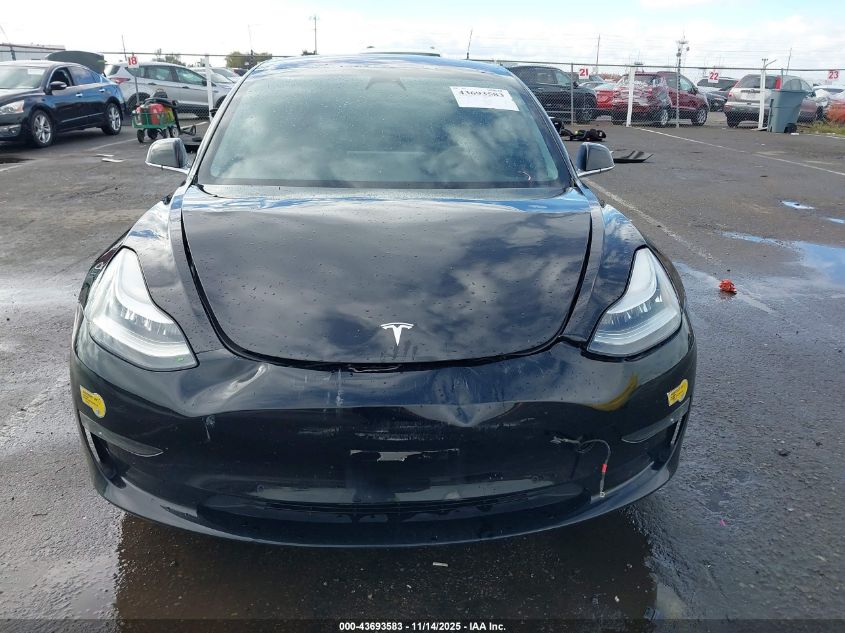 2018 Tesla Model 3 Long Range/Mid Range VIN: 5YJ3E1EA7JF171711 Lot: 43693583