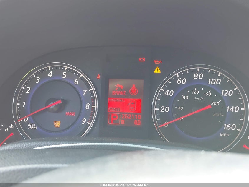 2008 Infiniti G37 Journey VIN: JNKCV64E78M126558 Lot: 43693595