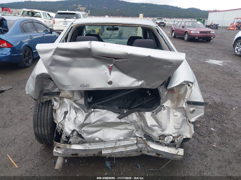 2005 Pontiac G6 VIN: 1G2ZG528854148968 Lot: 43693598