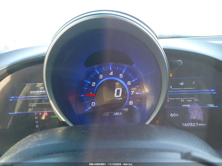 2011 Honda Cr-Z Ex VIN: JHMZF1D66BS013951 Lot: 43693601