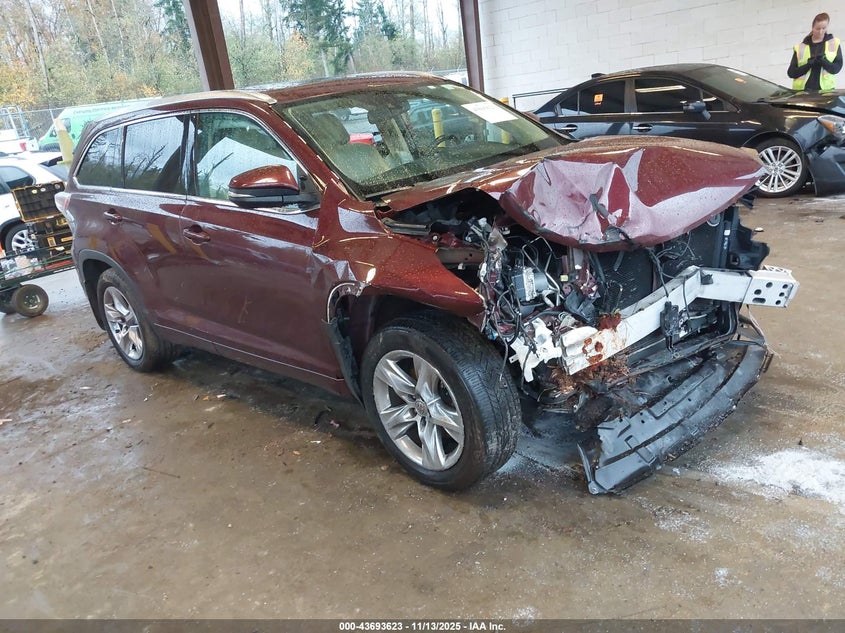 2014 TOYOTA HIGHLANDER LIMITED PLATINUM V6 - 5TDDKRFH8ES044703