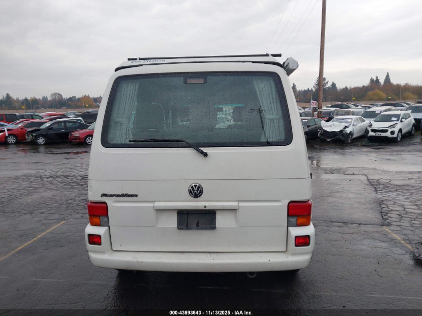 2003 Volkswagen Eurovan Mv VIN: WV2NB47023H002594 Lot: 43693643