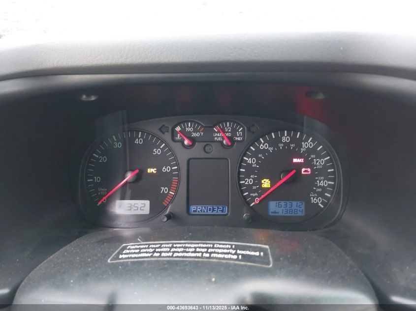 2003 Volkswagen Eurovan Mv VIN: WV2NB47023H002594 Lot: 43693643