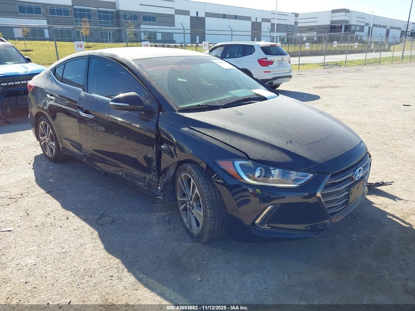 2017 HYUNDAI ELANTRA LIMITED - 5NPD84LF9HH088546