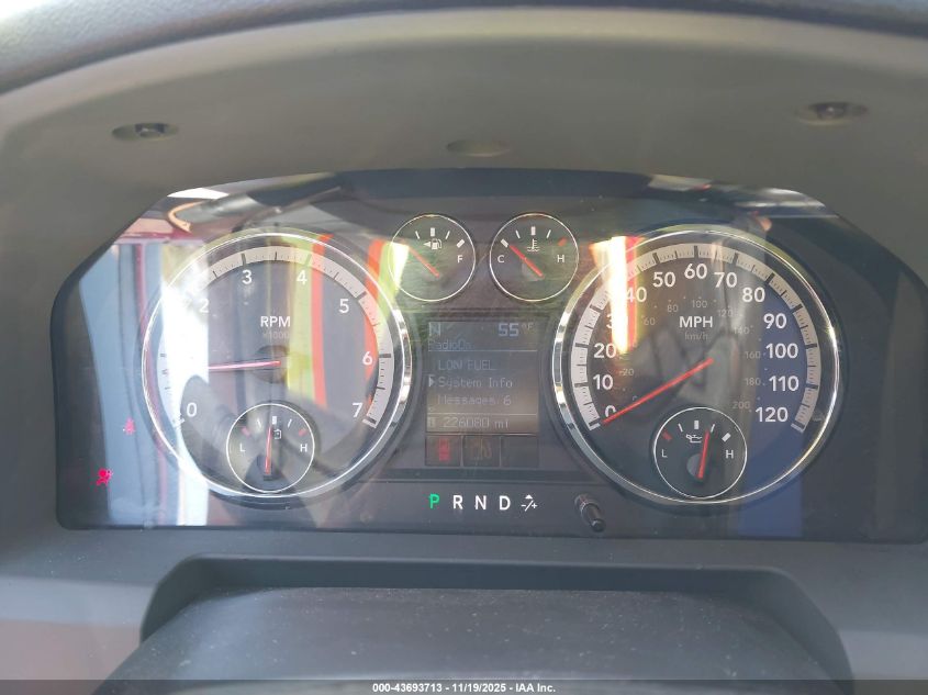 2009 Dodge Ram 1500 Slt/Sport/Trx VIN: 1D3HB13T09S718830 Lot: 43693713