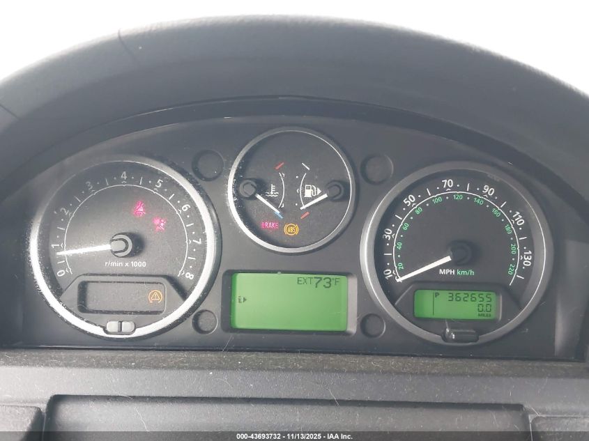 2006 Land Rover Lr3 V6 VIN: SALAD24456A344419 Lot: 43693732