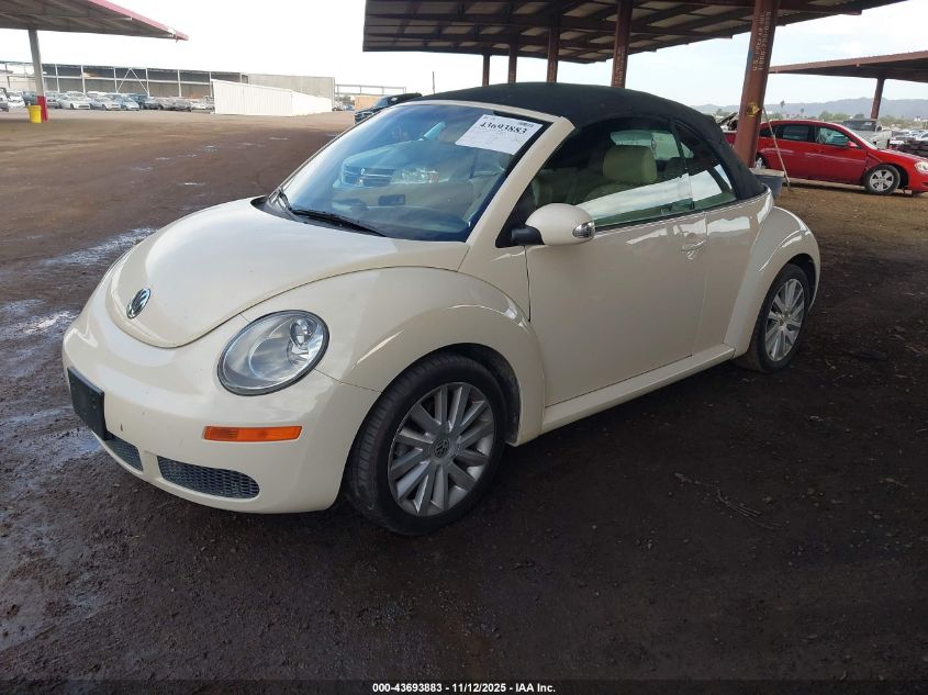 2008 Volkswagen New Beetle Se VIN: 3VWRG31Y58M420724 Lot: 43693883