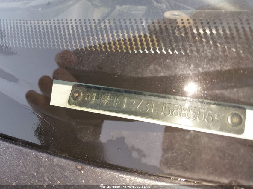 2001 Dodge Ram 1500 St VIN: 1B7HF13Z31J588506 Lot: 43693901