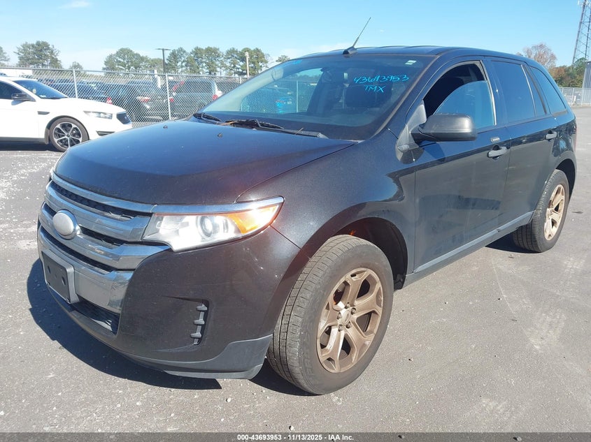 Vin: 2fmdk4gc5dbc64334, lot: 44189246, ford edge se 20132