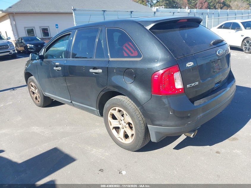 Vin: 2fmdk4gc5dbc64334, lot: 44189246, ford edge se 20133