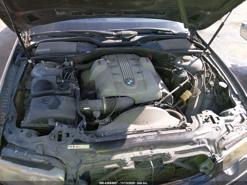 2002 BMW 745Li VIN: WBAGN63482DR03930 Lot: 43694007