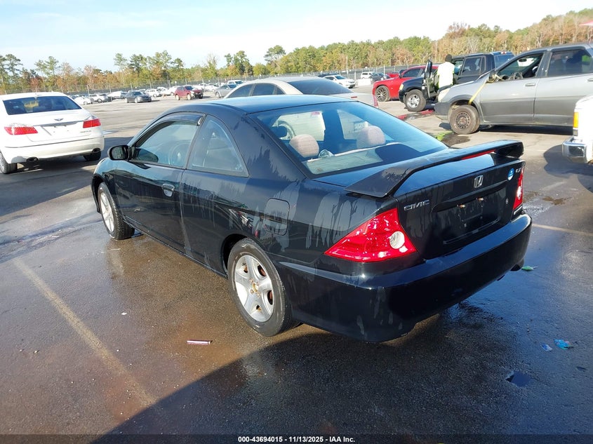 1HGEM22555L079591 2005 HONDA CIVIC photo no. 3