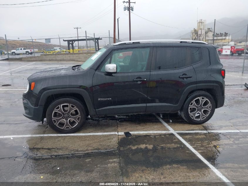 2016 Jeep Renegade Limited VIN: ZACCJADT3GPD12063 Lot: 43694029