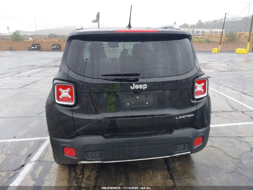 2016 Jeep Renegade Limited VIN: ZACCJADT3GPD12063 Lot: 43694029