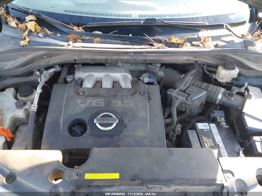 2004 Nissan Murano Sl VIN: JN8AZ08WX4W320050 Lot: 43694048