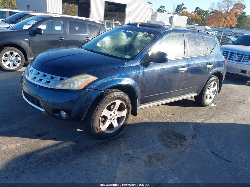 JN8AZ08WX4W320050 2004 NISSAN MURANO photo no. 2