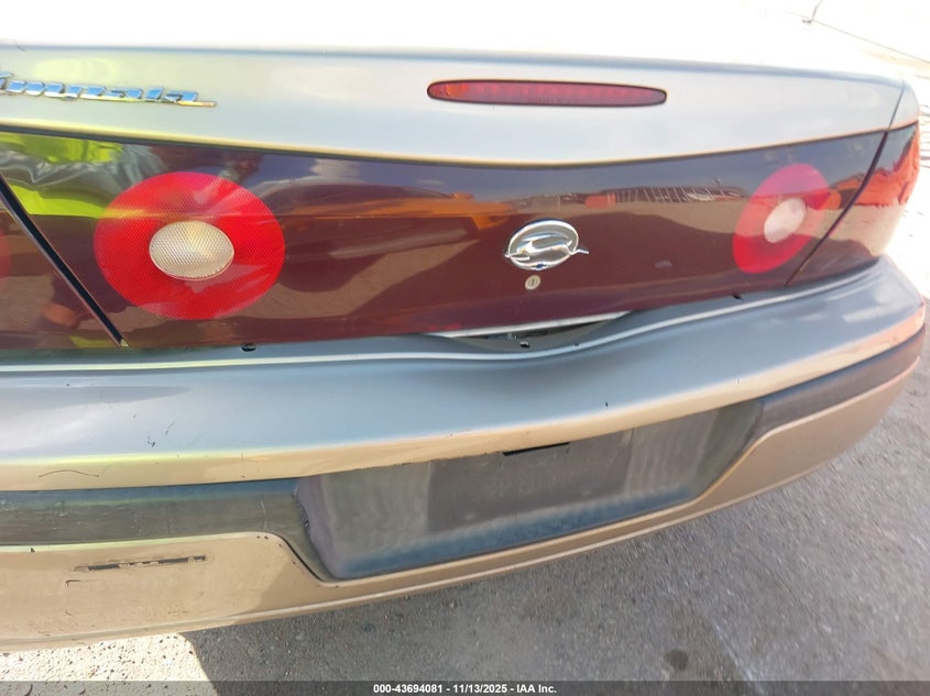 2004 Chevrolet Impala VIN: 2G1WF52E749129226 Lot: 43694081