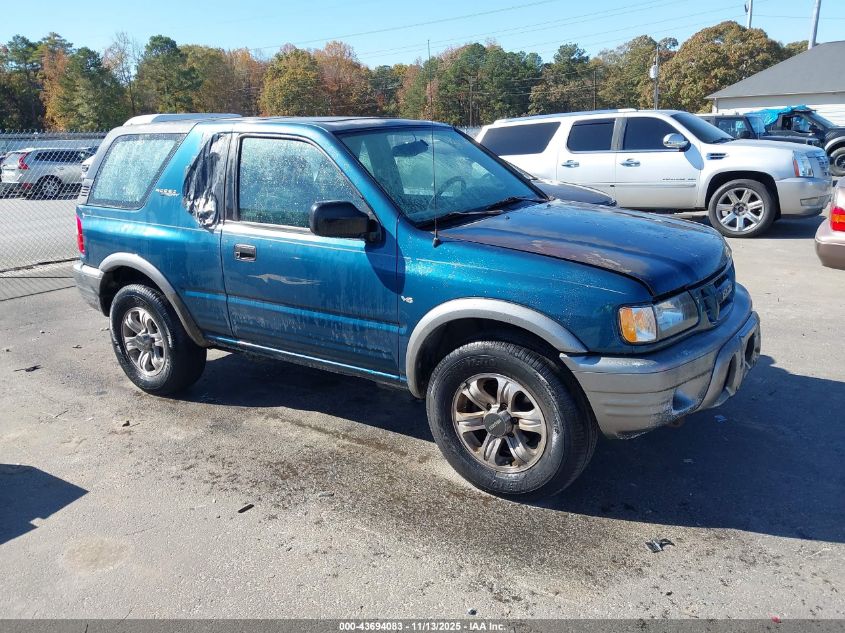 2001 Isuzu Rodeo Sport S 3.2L V6 Hard Top/S 3.2L V6 Soft Top