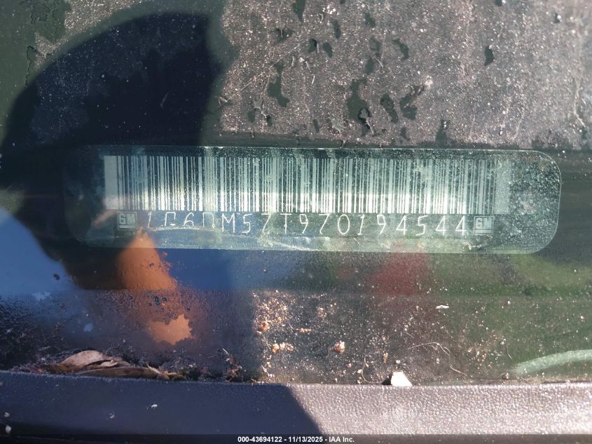 2007 Cadillac Cts Standard VIN: 1G6DM57T970194544 Lot: 43694122