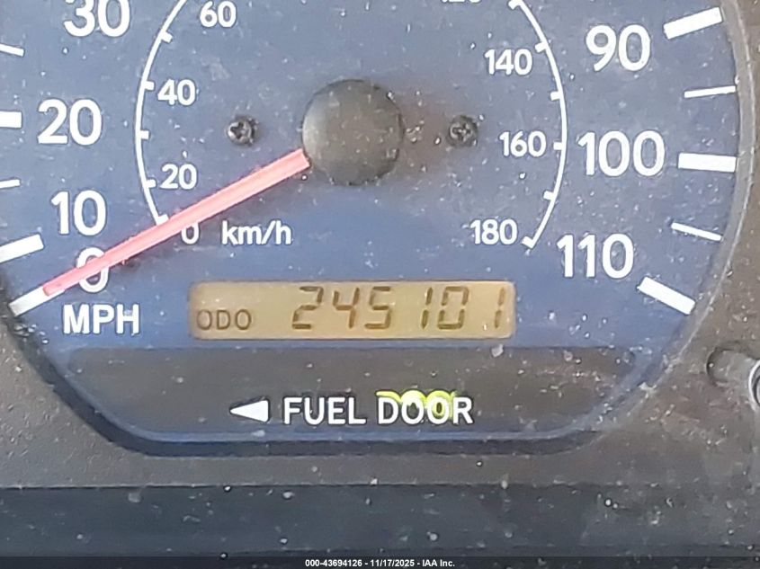 2001 Toyota Sienna Le VIN: 4T3ZF13C61U381836 Lot: 43694126