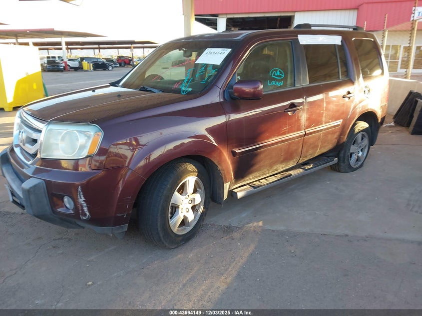 5FNYF48589B000609 2009 HONDA PILOT photo no. 2