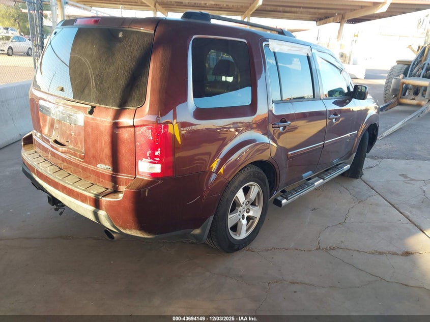 5FNYF48589B000609 2009 HONDA PILOT photo no. 4
