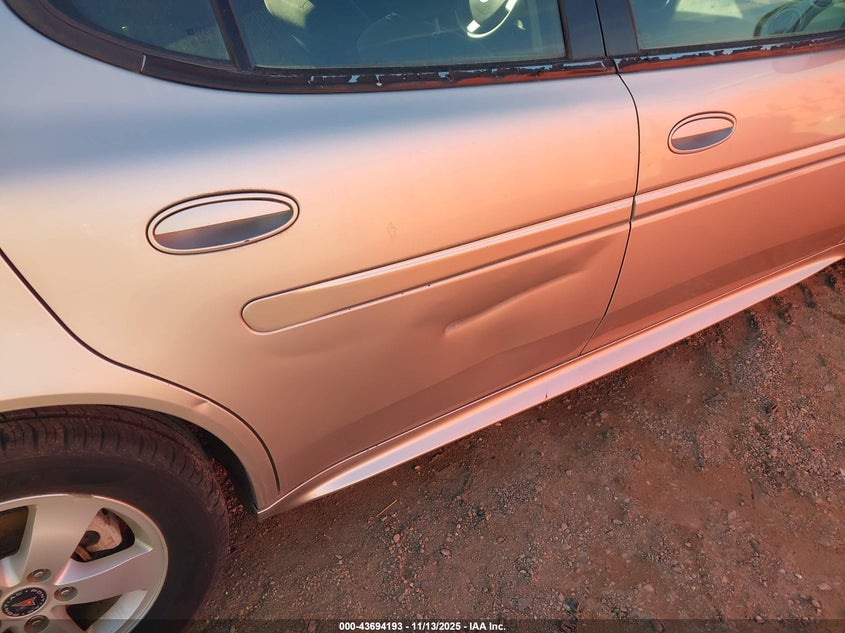 2006 Pontiac Grand Prix VIN: 2G2WP552861261231 Lot: 43694193