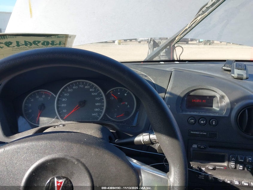 2006 Pontiac Grand Prix VIN: 2G2WP552861261231 Lot: 43694193