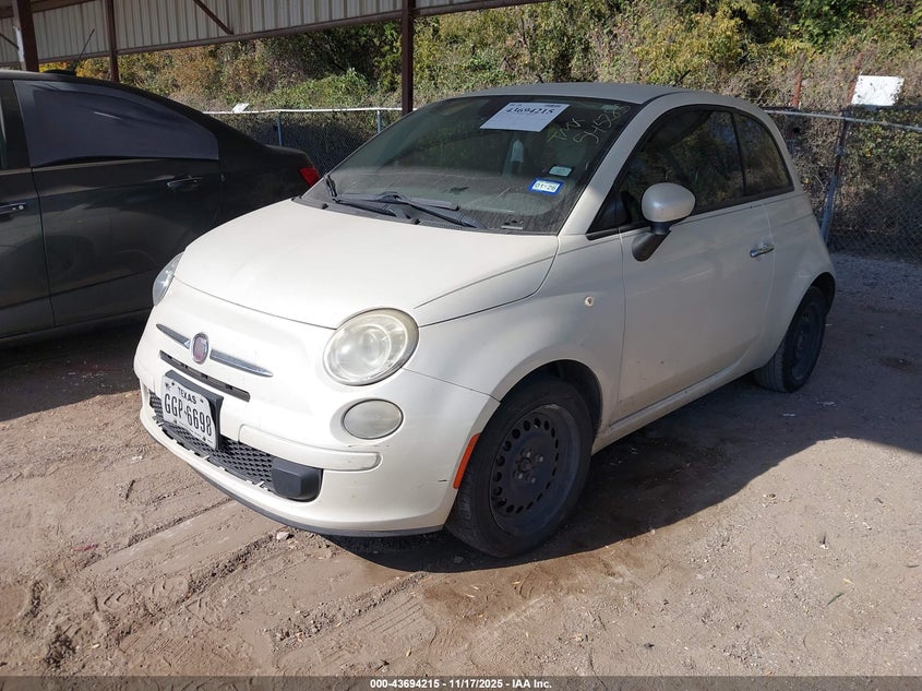 Vin: 3c3cffar9ft545285, lot: 44189536, fiat 500 pop 20152