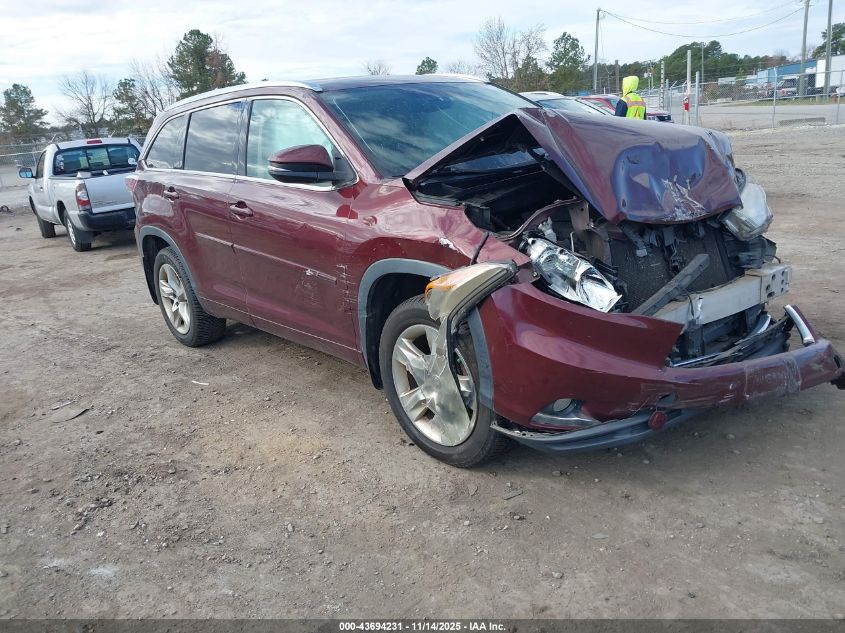TOYOTA HIGHLANDER LIMITED V6