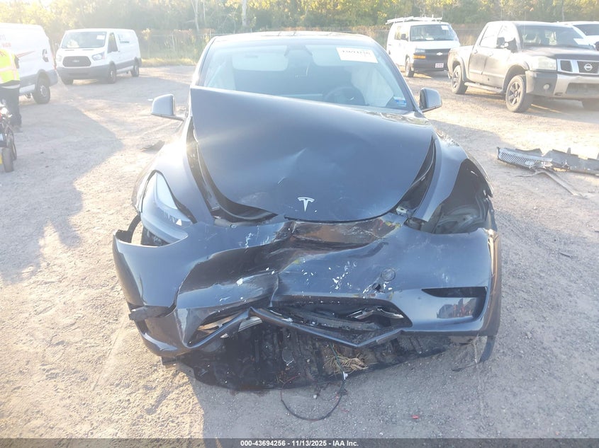 2025 Tesla Model Y Long Range Dual Motor Rear-Wheel Drive VIN: 7SAYGDEDXSA349530 Lot: 43694256