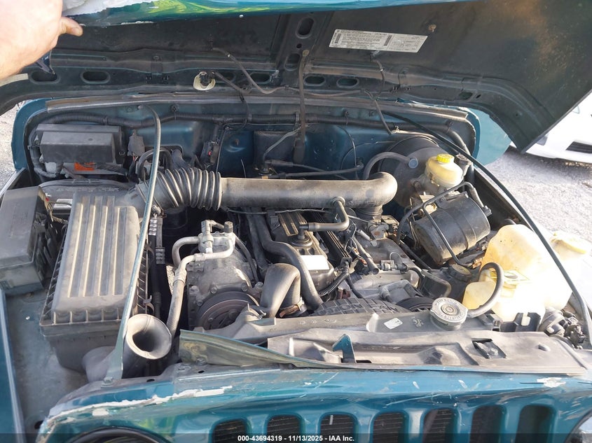 1997 Jeep Wrangler Sport VIN: 1J4FY19S3VP489905 Lot: 43694319