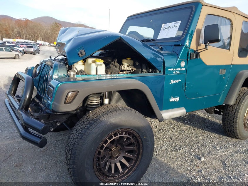 1997 Jeep Wrangler Sport VIN: 1J4FY19S3VP489905 Lot: 43694319