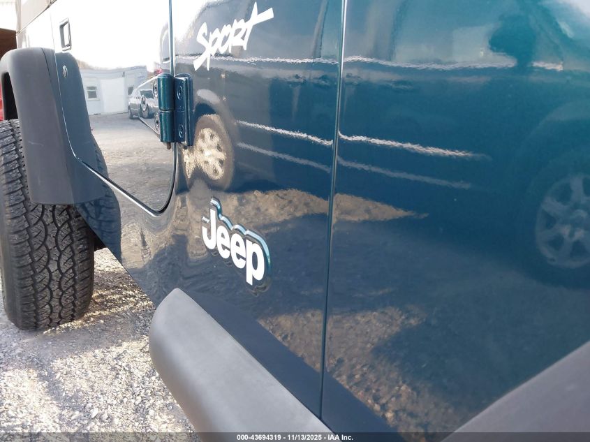 1997 Jeep Wrangler Sport VIN: 1J4FY19S3VP489905 Lot: 43694319