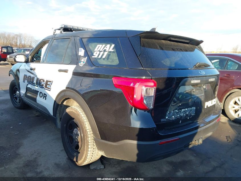 2022 Ford Police Interceptor Utility VIN: 1FM5K8ABXNGB76675 Lot: 43694341