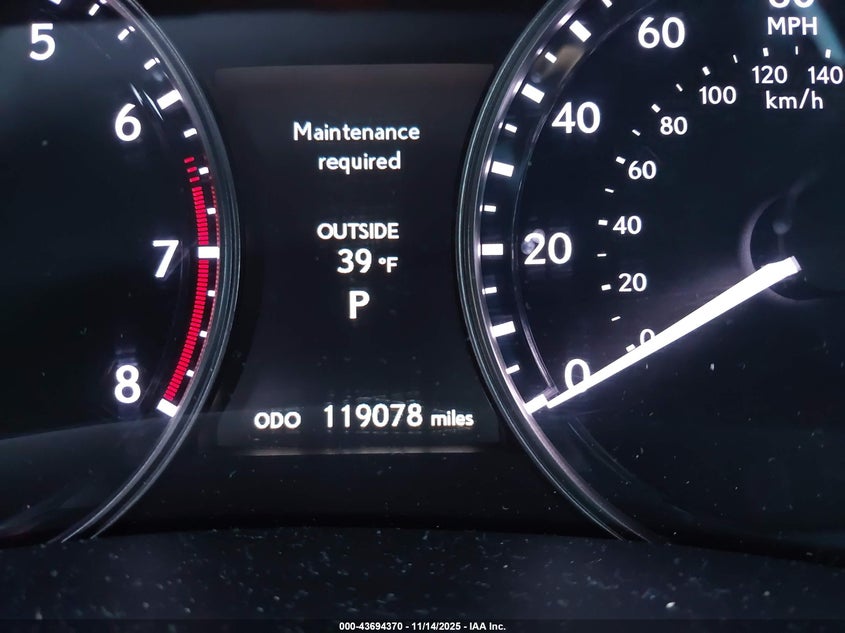 2013 Lexus Gs 350 VIN: JTHCE1BL0D5015021 Lot: 43694370