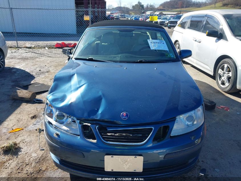 2006 Saab 9-3 2.0T VIN: YS3FD75Y766104232 Lot: 43694374
