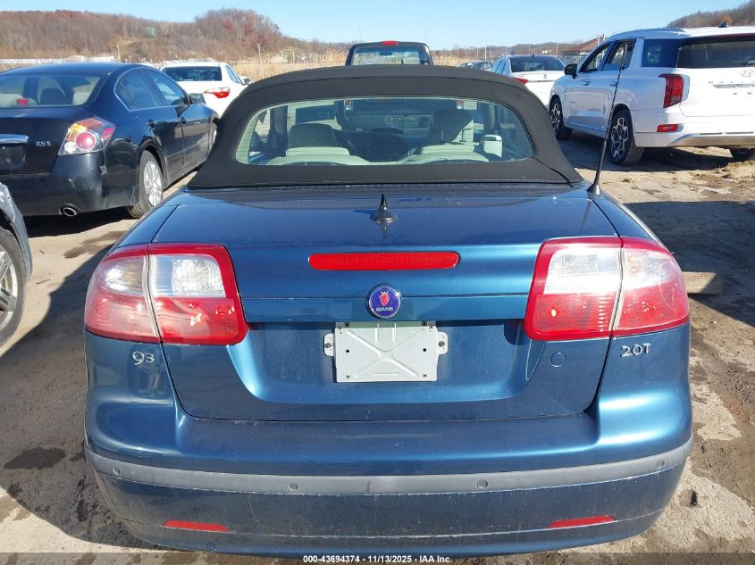 2006 Saab 9-3 2.0T VIN: YS3FD75Y766104232 Lot: 43694374