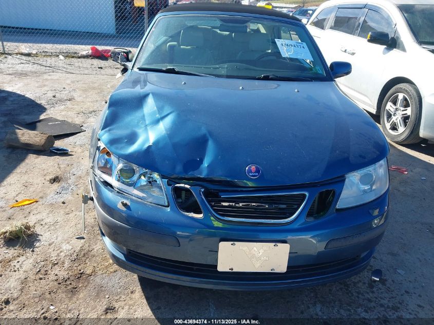2006 Saab 9-3 2.0T VIN: YS3FD75Y766104232 Lot: 43694374