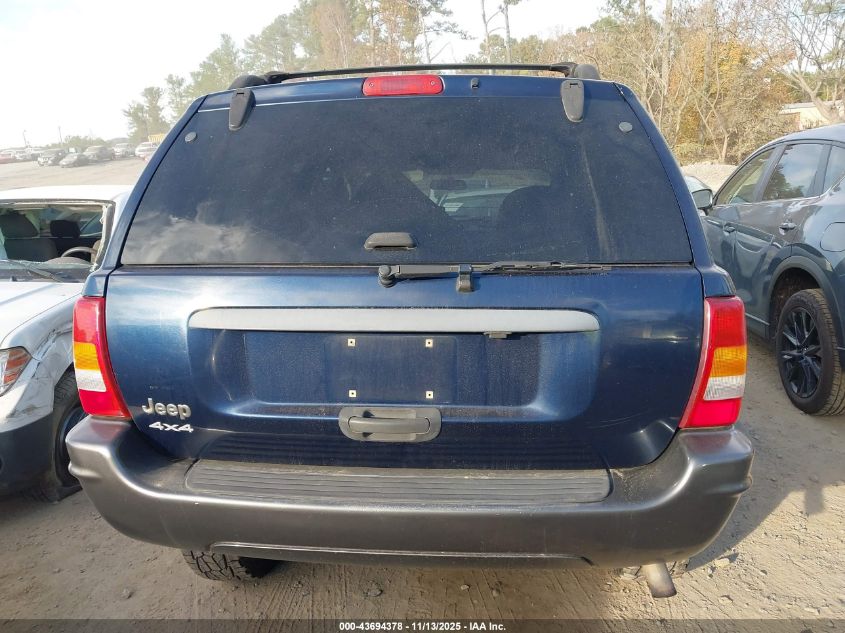 2004 Jeep Grand Cherokee Laredo VIN: 1J4GW48S94C424138 Lot: 43694378