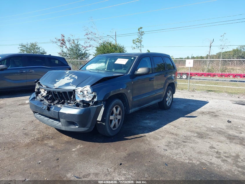1J8GS48K58C140148 2008 JEEP GRAND CHEROKEE photo no. 2