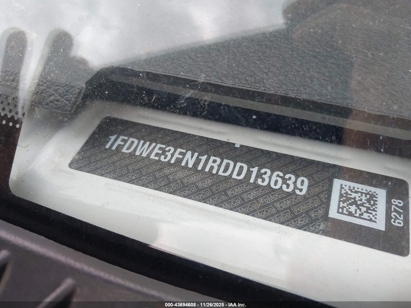 1FDWE3FN1RDD13639 2024 FORD ECONOLINE photo no. 4
