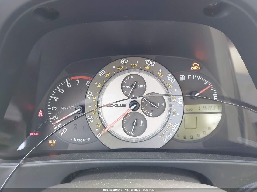 2003 Lexus Is 300 VIN: JTHBD192230072716 Lot: 43694619