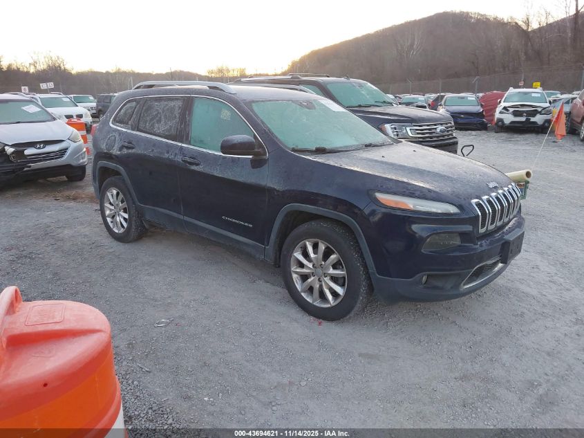 2016 JEEP CHEROKEE LIMITED - 1C4PJMDB0GW116952
