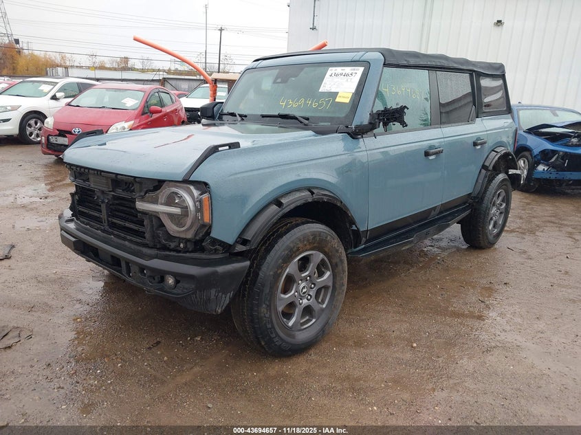 Vin: 1fmde5bh7nla85701, lot: 44189978, ford bronco big bend 20222