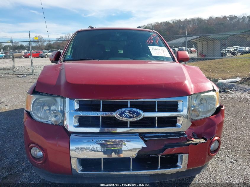 2012 Ford Escape Limited VIN: 1FMCU0E76CKA56486 Lot: 43694705