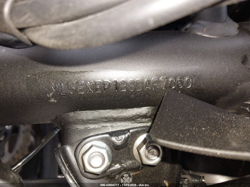 2025 Kawasaki Ex650 P VIN: ML5EXEP12SDAF7060 Lot: 43694717