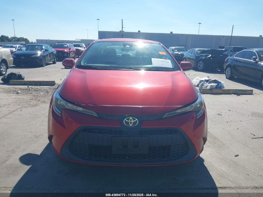 2021 Toyota Corolla Le VIN: 5YFEPMAE0MP236663 Lot: 43694773